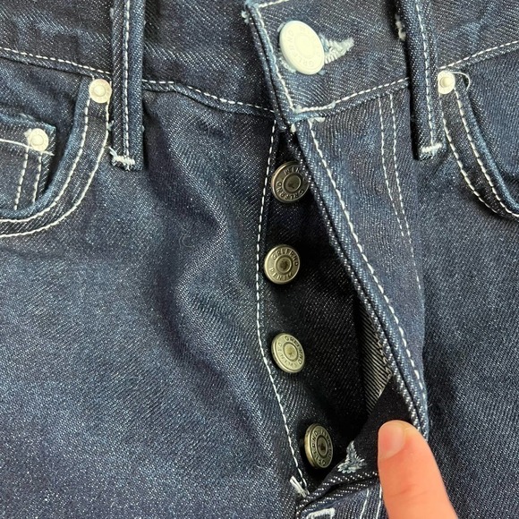 Grlfrnd Karolina Hello Again Button Fly High Rise Skinny Denim Jeans Women’s 26 - Picture 4 of 8